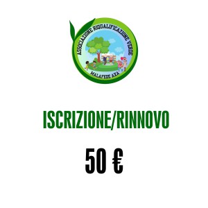 Iscrizione/Rinnovo Associazione con Donazione 50 Euro